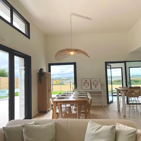 דירה Magnifique Maison Vue Avec Piscine Interieure קאראנטק